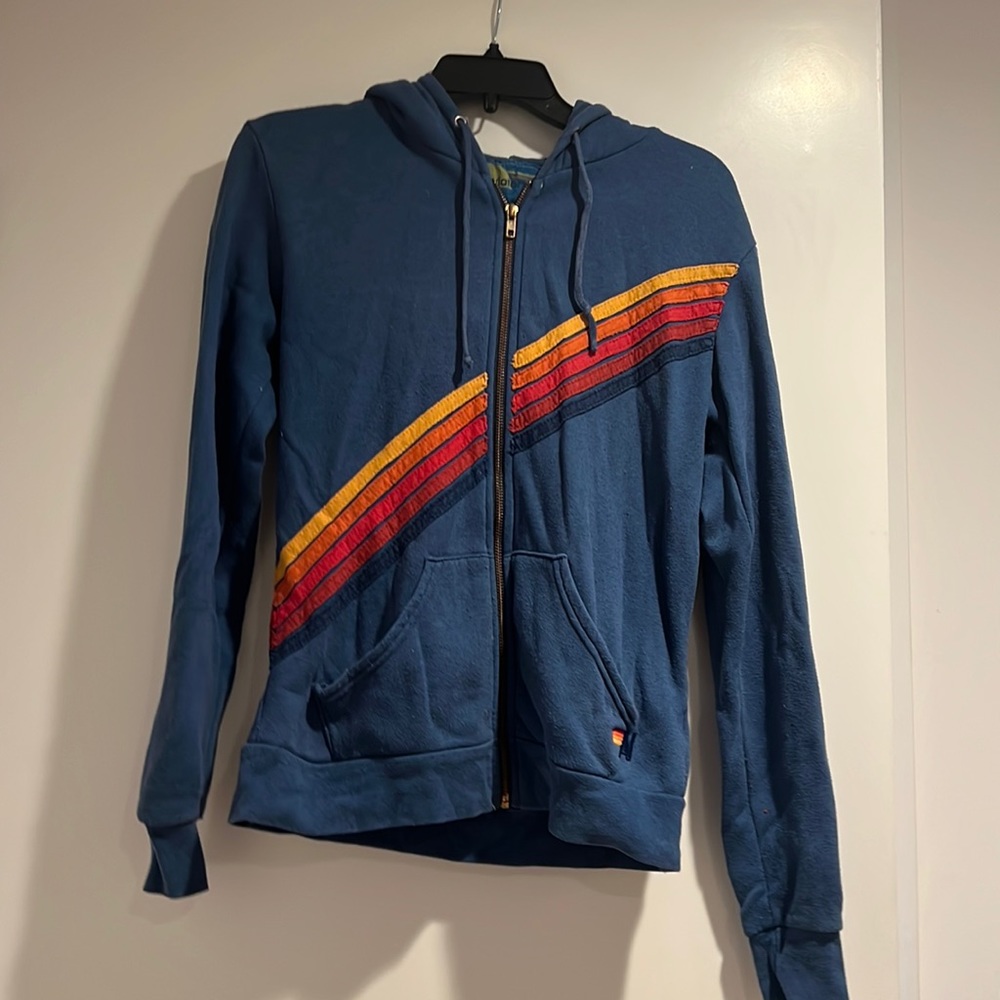 Aviator Nation Hoodie sweatshirt with zipper